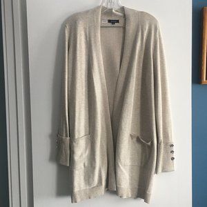 Verve Ami Oatmeal Open Wrap Cardigan/Duster Size Extra Large